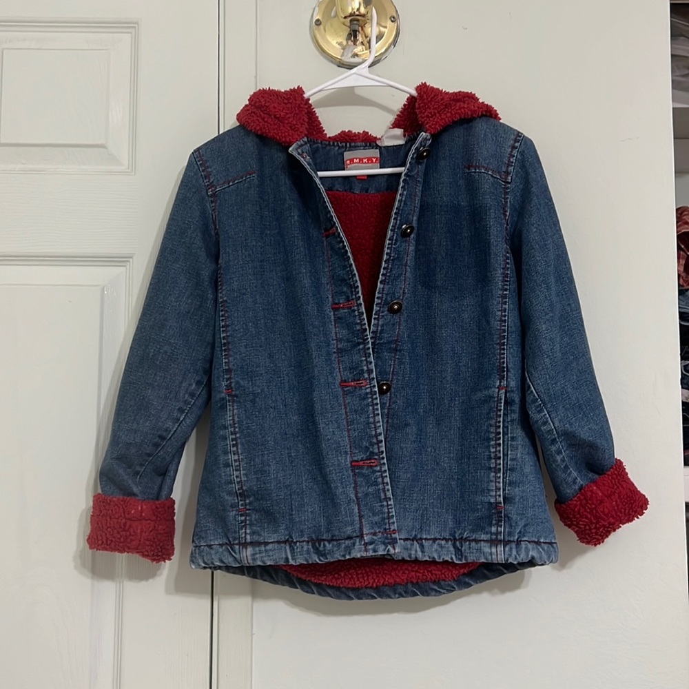 Vintage Sherpa Lined Jean Jacket